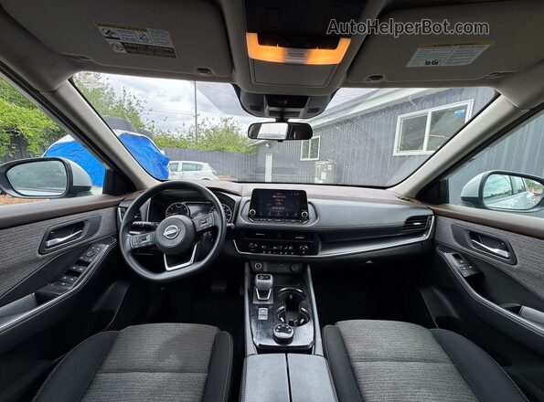 5N1BT3BB3PC947361 2023 NISSAN ROGUE Gray Widok tylnych siedzeń