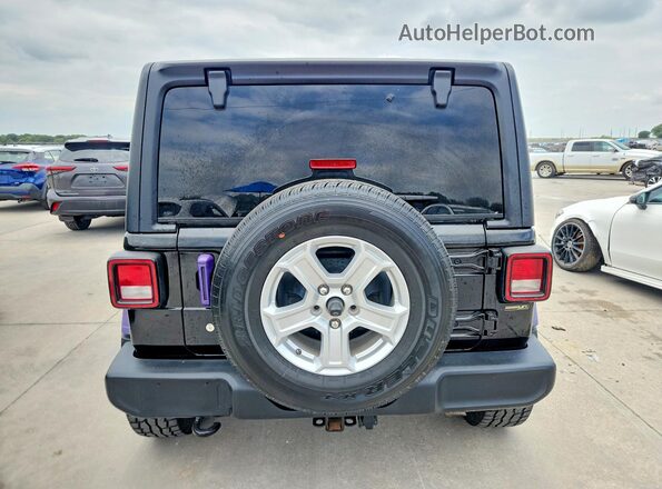 1C4HJXDG9LW241203 2020 JEEP WRANGLER Black Widok wnętrza z przodu