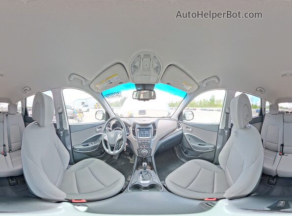 KM8SMDHF4KU302413 2019 HYUNDAI SANTA Silver 