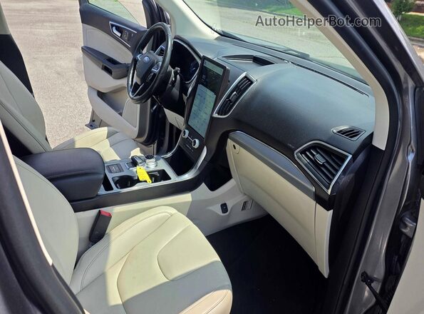 2FMPK4K95MBA27089 2021 FORD EDGE Brown Widok z tyłu
