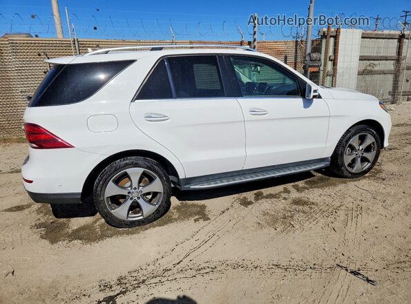 4JGDA5JB0GA675634 2016 MERCEDES-BENZ GLE Белый Передняя правая четверть