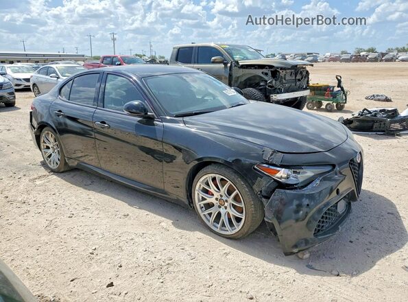ZARFAMBN7K7600909 2019 ALFA ROMEO GIULIA Black Widok z przodu