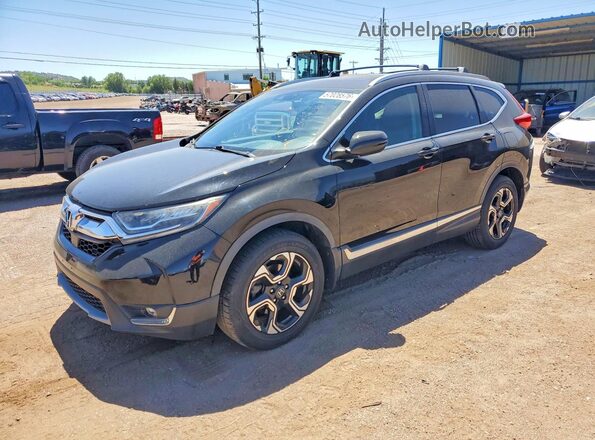 2HKRW2H91HH677982 2017 HONDA CR-V Black უკანა მარცხენა