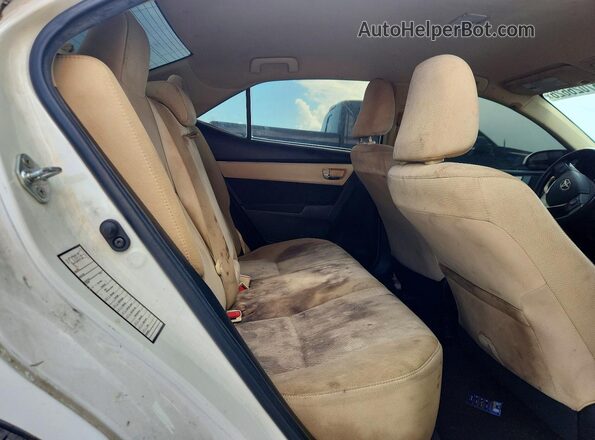 5YFBURHEXKP927002 2019 TOYOTA COROLLA White Vista interior trasera