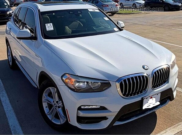 5UXTR7C51KLF24957 2019 BMW X3 White Задня ліва чверть