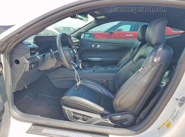 1FA6P8TH6R5117674 2024 FORD MUSTANG White Առջևի վահանակի տեսք