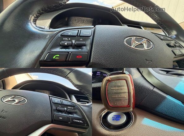KM8J33A29GU142357 2016 HYUNDAI TUCSON Brown Widok komory silnika