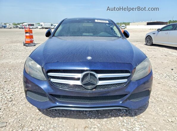 55SWF4JB9GU115545 2016 MERCEDES-BENZ C-CLASS Blue Vista trasera