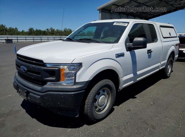 1FTFX1E52JKE45376 2018 FORD F150 White Tył lewy