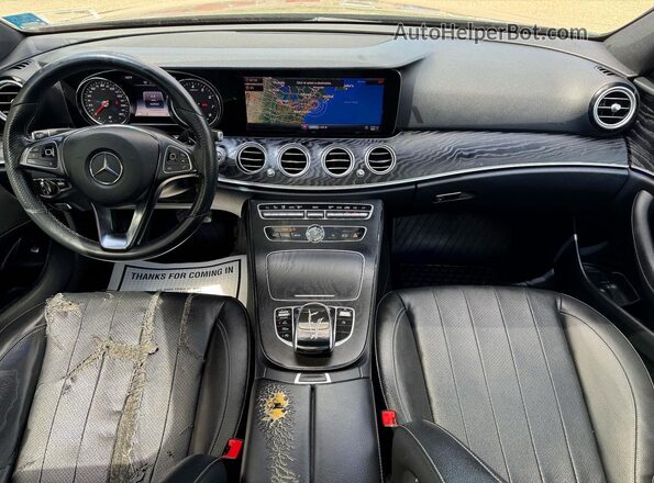 WDDZF4KB8JA356550 2018 MERCEDES-BENZ E Black Vista del cuadro de instrumentos