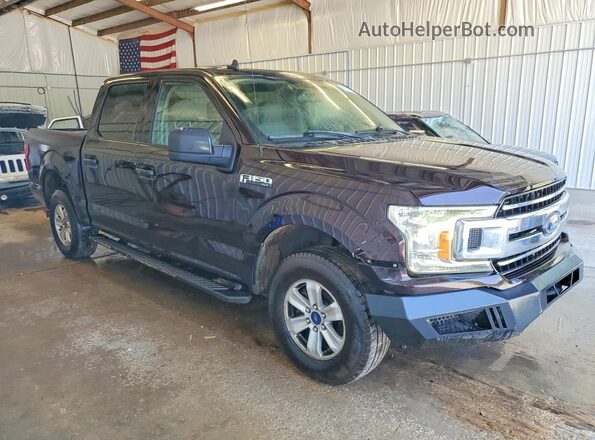 1FTEW1E41KFB18337 2019 FORD F150 Purple Front view