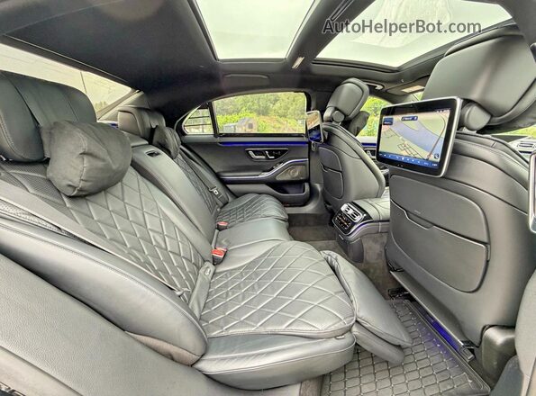 W1K6G7GB8MA052715 2021 MERCEDES-BENZ S Black Widok z tyłu