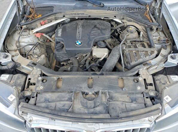 5UXWZ7C33H0V91966 2017 BMW X3 Silver Вид наклейки з VIN-кодом