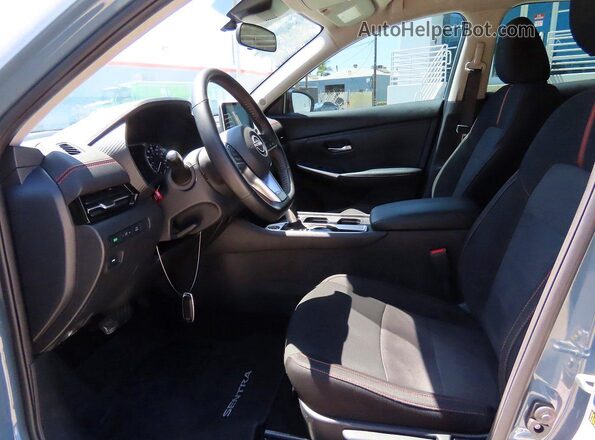3N1AB8DV8SY322450 2025 NISSAN SENTRA Blue Вид задніх сидінь