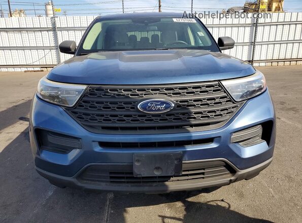 1FMSK7BH2LGB31081 2020 FORD EXPLORER Blue Widok z tyłu