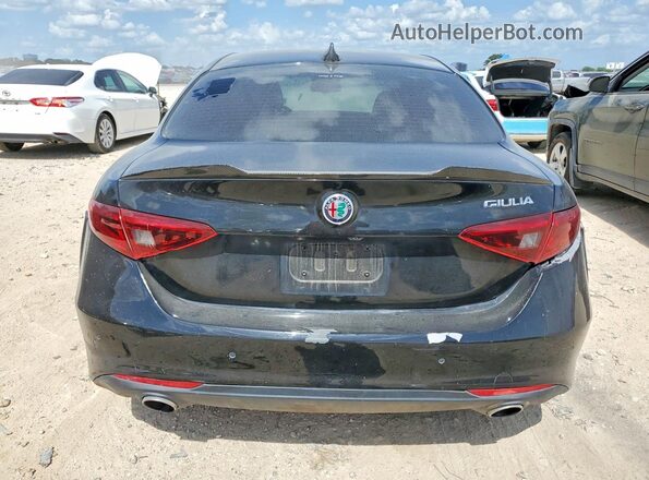 ZARFAMBN7K7600909 2019 ALFA ROMEO GIULIA Black Widok wnętrza z przodu