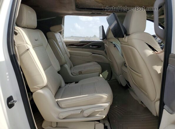 1GYS4MKL7NR176102 2022 CADILLAC ESCALADE White Engine compartment view
