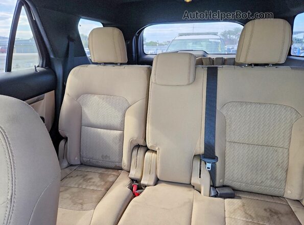 1FM5K7B85HGD55594 2017 FORD EXPLORER White უკანა სალონის ხედი