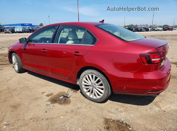 3VWL07AJ5GM323557 2016 VOLKSWAGEN JETTA Red Rear right
