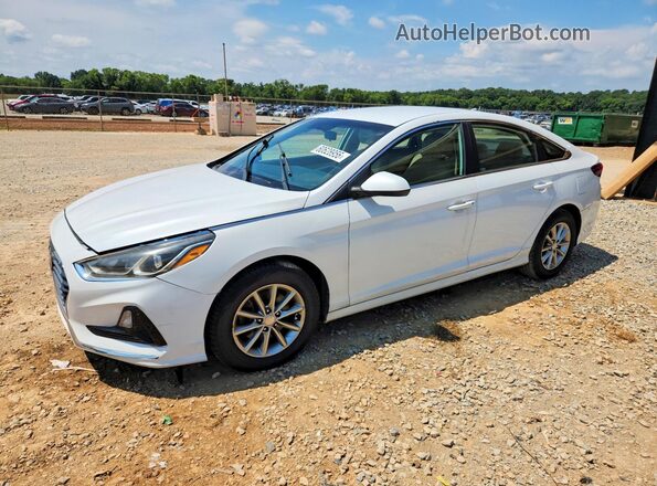 5NPE24AF8KH738774 2019 HYUNDAI SONATA White Rear left