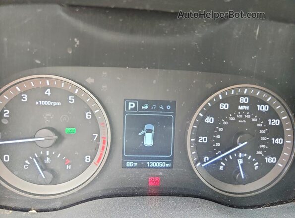 KM8J3CA40HU313774 2017 HYUNDAI TUCSON Silver Հետևի նստատեղերի տեսք