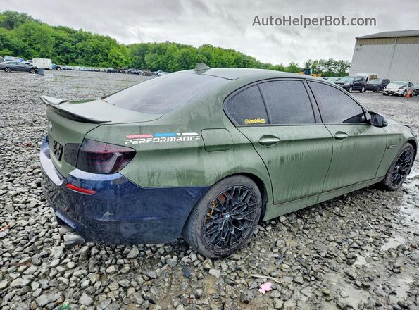 WBA5B3C56GD549632 2016 BMW 5 SERIES Green Delantero derecho