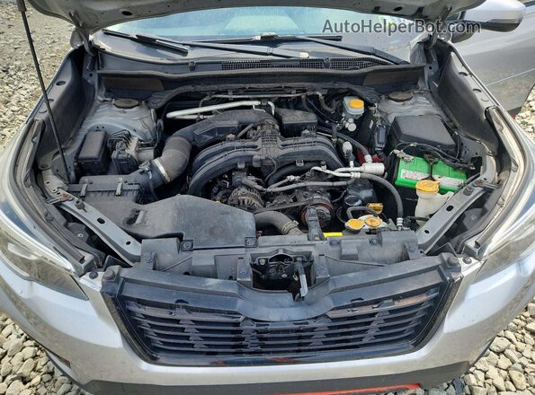 JF2SKAJC7KH438229 2019 SUBARU FORESTER Silver Vista de la etiqueta del VIN