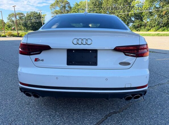 WAUC4AF41KA053138 2019 AUDI S4 White Սալոնի 360 աստիճան տեսք