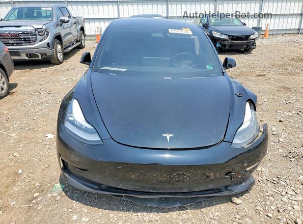 5YJ3E1EA2MF856560 2021 TESLA MODEL Black Vista trasera
