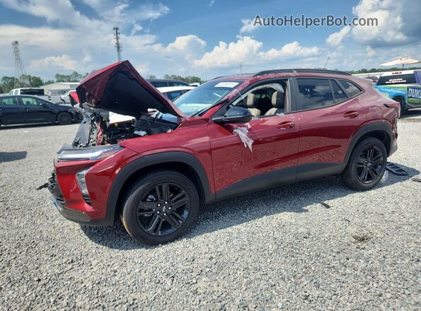 KL77LKE29RC056524 2024 CHEVROLET TRAX Бордовый Задняя левая четверть
