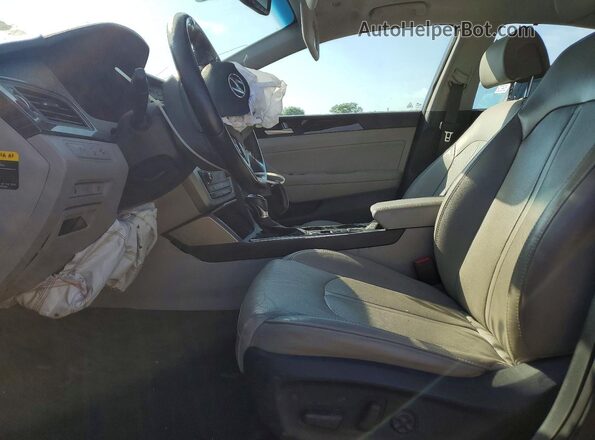 5NPE34AF7HH497781 2017 HYUNDAI SONATA Blue Вид панелі приладів