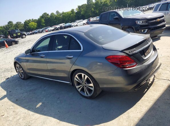 55SWF4JB8JU241418 2018 MERCEDES-BENZ C Gray Tył prawy