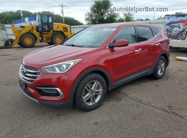 5XYZTDLB8HG394954 2017 HYUNDAI SANTA Red უკანა მარცხენა