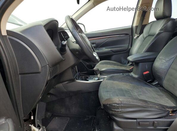 JA4AD3A34KZ048354 2019 MITSUBISHI OUTLANDER Black Առջևի վահանակի տեսք