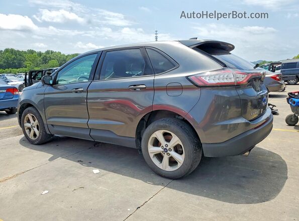 2FMPK4G98HBB79043 2017 FORD EDGE Gray Rear right