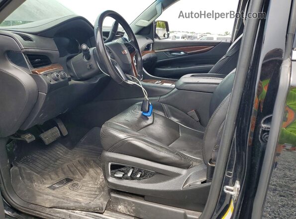 1GYS4GKJ5JR319316 2018 CADILLAC ESCALADE Black Առջևի վահանակի տեսք