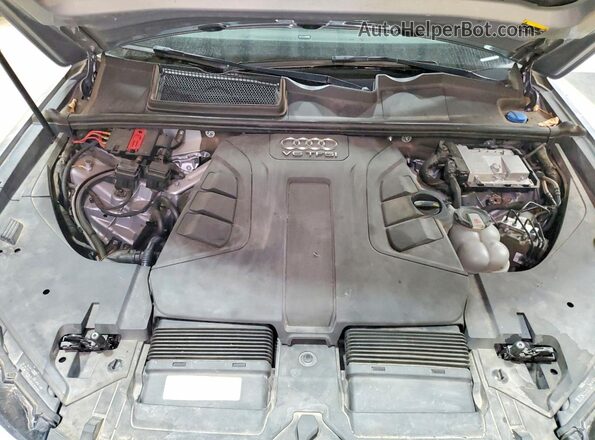 WA1LAAF72HD048604 2017 AUDI Q7 Silver Vista de la etiqueta del VIN