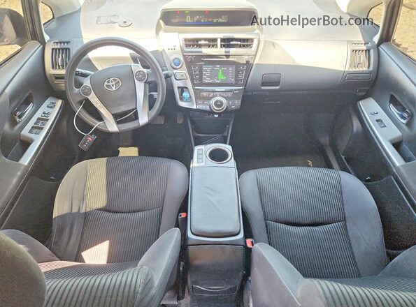 JTDZN3EU3HJ059345 2017 TOYOTA PRIUS Черный Вид щитка приборов