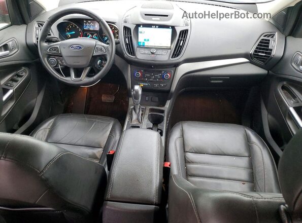 1FMCU0HD8JUA33116 2018 FORD ESCAPE Red Vista del cuadro de instrumentos