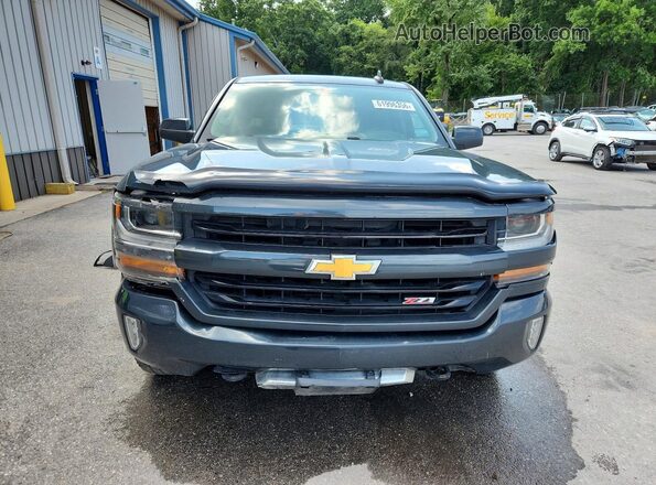 1GCVKREC1HZ366872 2017 CHEVROLET SILVERADO Gray Rear view