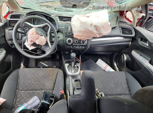 3HGGK5H59HM707713 2017 HONDA FIT Red Սարքավորումների վահանակի տեսք