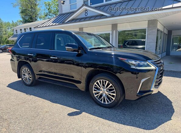 JTJHY7AX3J4266006 2018 LEXUS LX Black Rear left