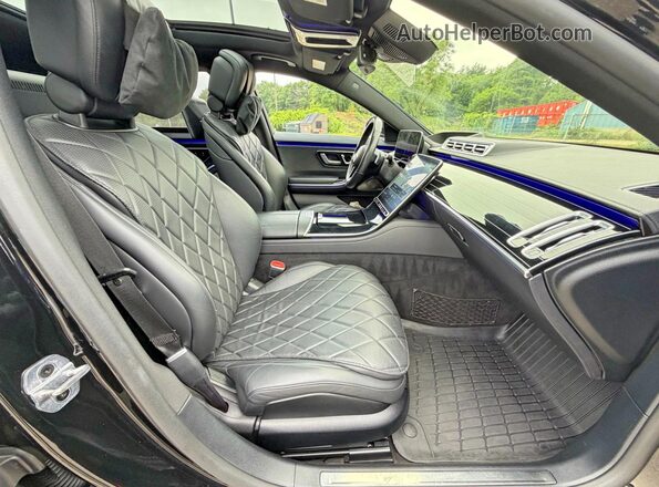 W1K6G7GB8MA052715 2021 MERCEDES-BENZ S Black Widok z przodu
