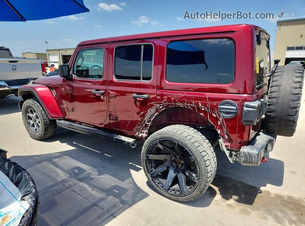 1C4HJXFG6MW569077 2021 JEEP WRANGLER Red Tył prawy