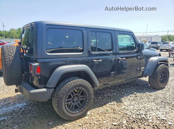 1C4HJXDG1JW289520 2018 JEEP WRANGLER Black Передня права чверть