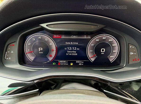 WA1BVAF19KD039112 2019 AUDI Q8 Gray Սարքավորումների վահանակի տեսք