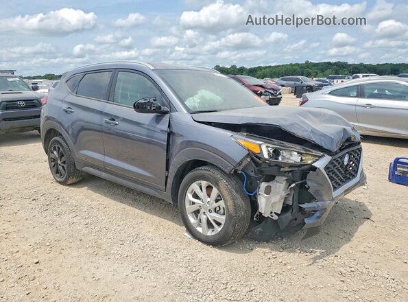 KM8J33A48MU326055 2021 HYUNDAI TUCSON Gray Front view
