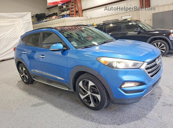 KM8J33A2XGU182429 2016 HYUNDAI TUCSON Blue Вид спереду