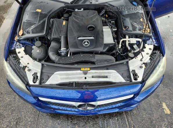 WDDWJ4JB9HF326201 2017 MERCEDES-BENZ C Blue Շարժիչի բաժամունքի տեսք