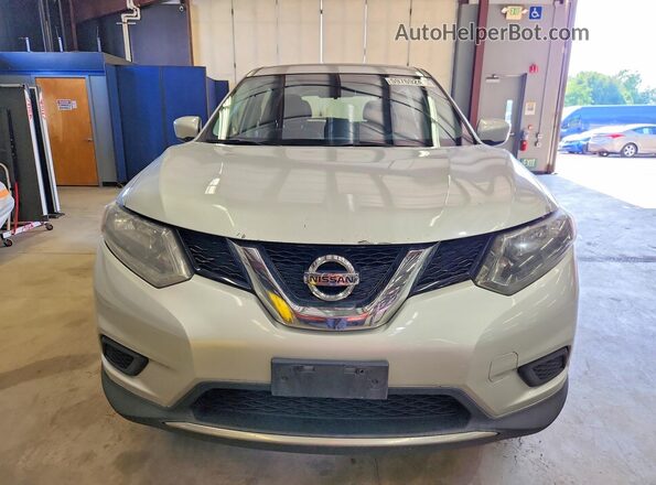 KNMAT2MV2GP619018 2016 NISSAN ROGUE Silver Rear view
